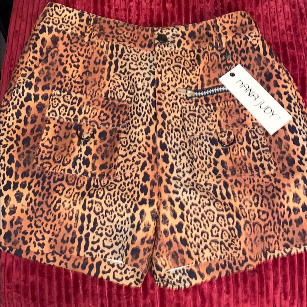 Leopard print Matira shorts